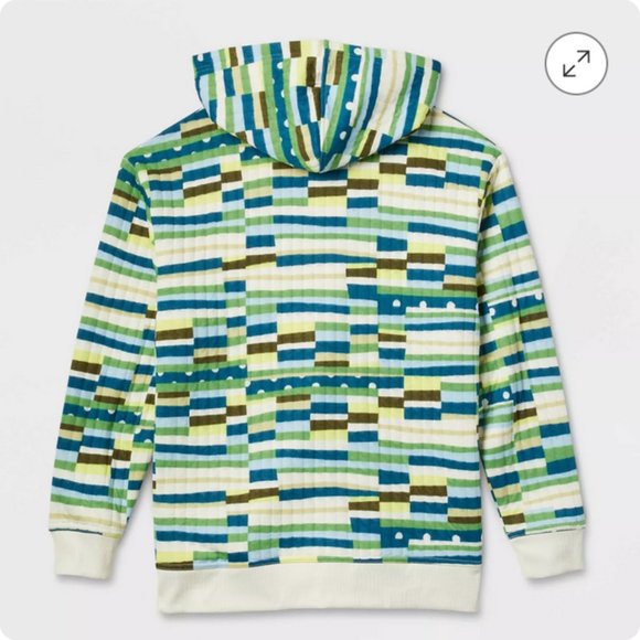 Gee's Bend Quilters Quilted Graphic Hoodie NWT - Picture 2 of 12